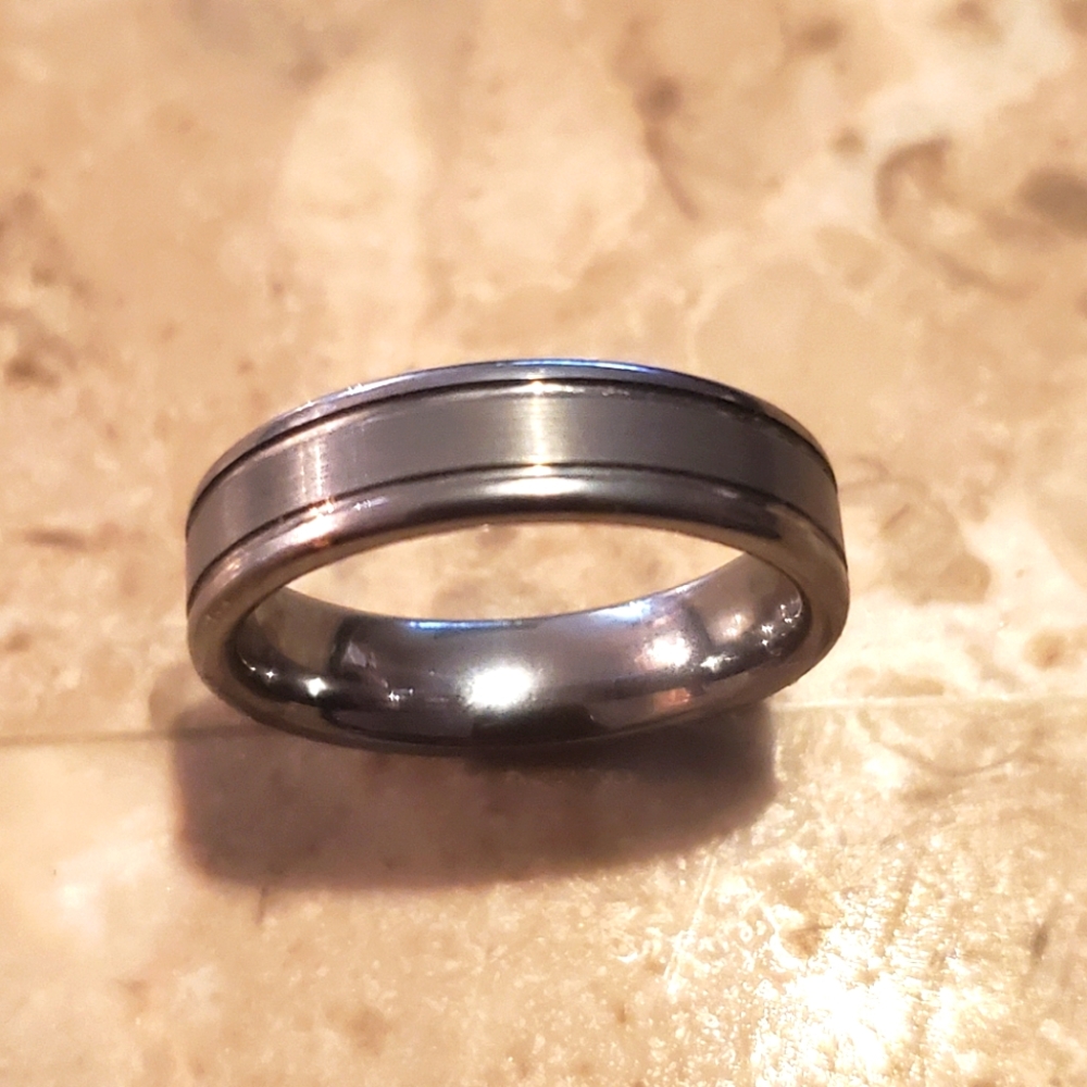 Tungsten Carbide Unisex Ring